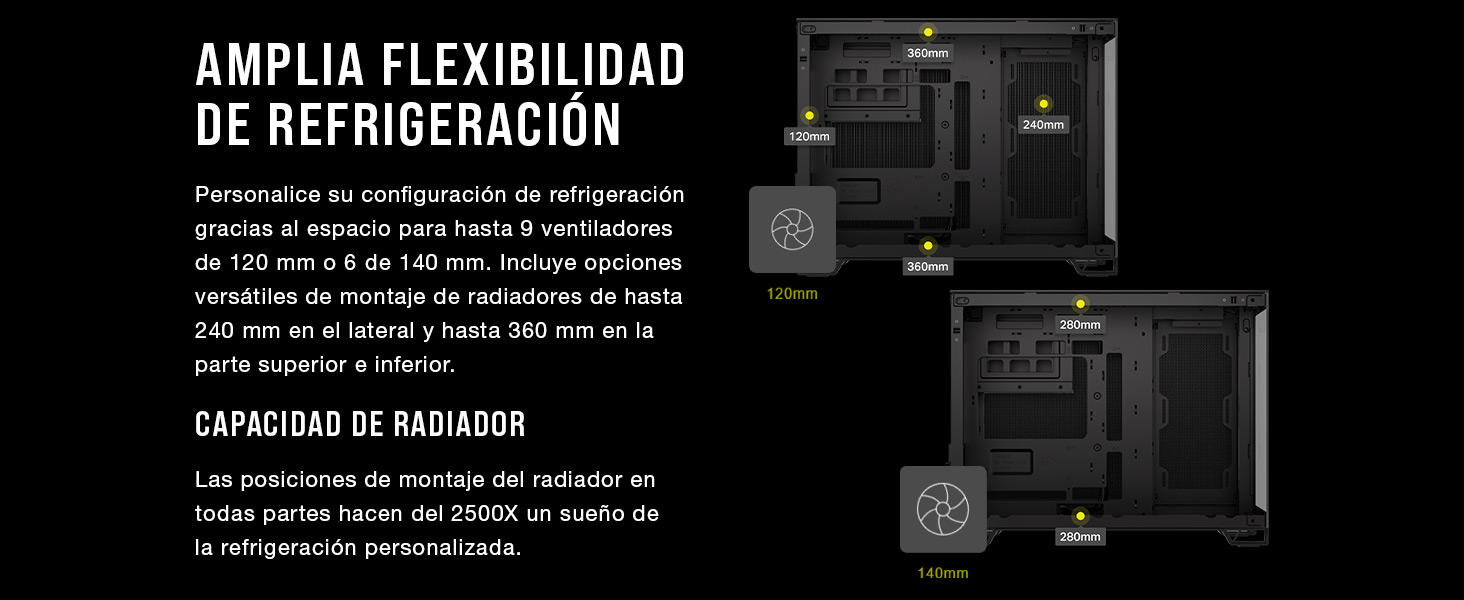 refrigeración a medida, caja micro atx a medida, caja pc doble cámara