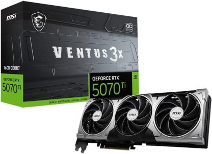 GeForce RTX 5070 Ti 16G Gaming Trio OC White - 16GB GDDR7 (28Gbps/256-bit), PCIe 5, Boost: 2572 MHz, HDMI 2.1b, DisplayPort 2.1b