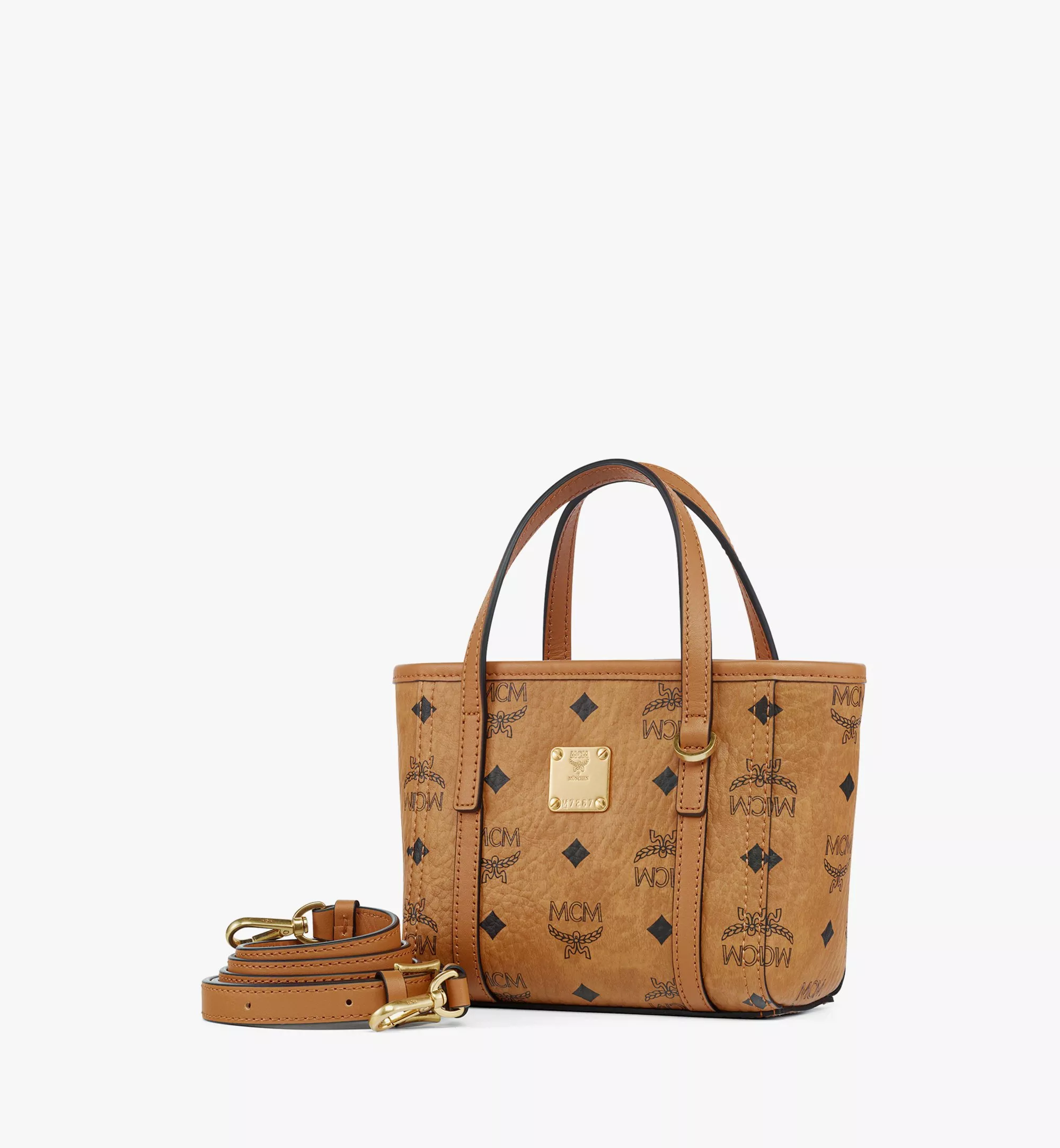 Toni Top-Zip Shopper in Visetos（X-Mini）