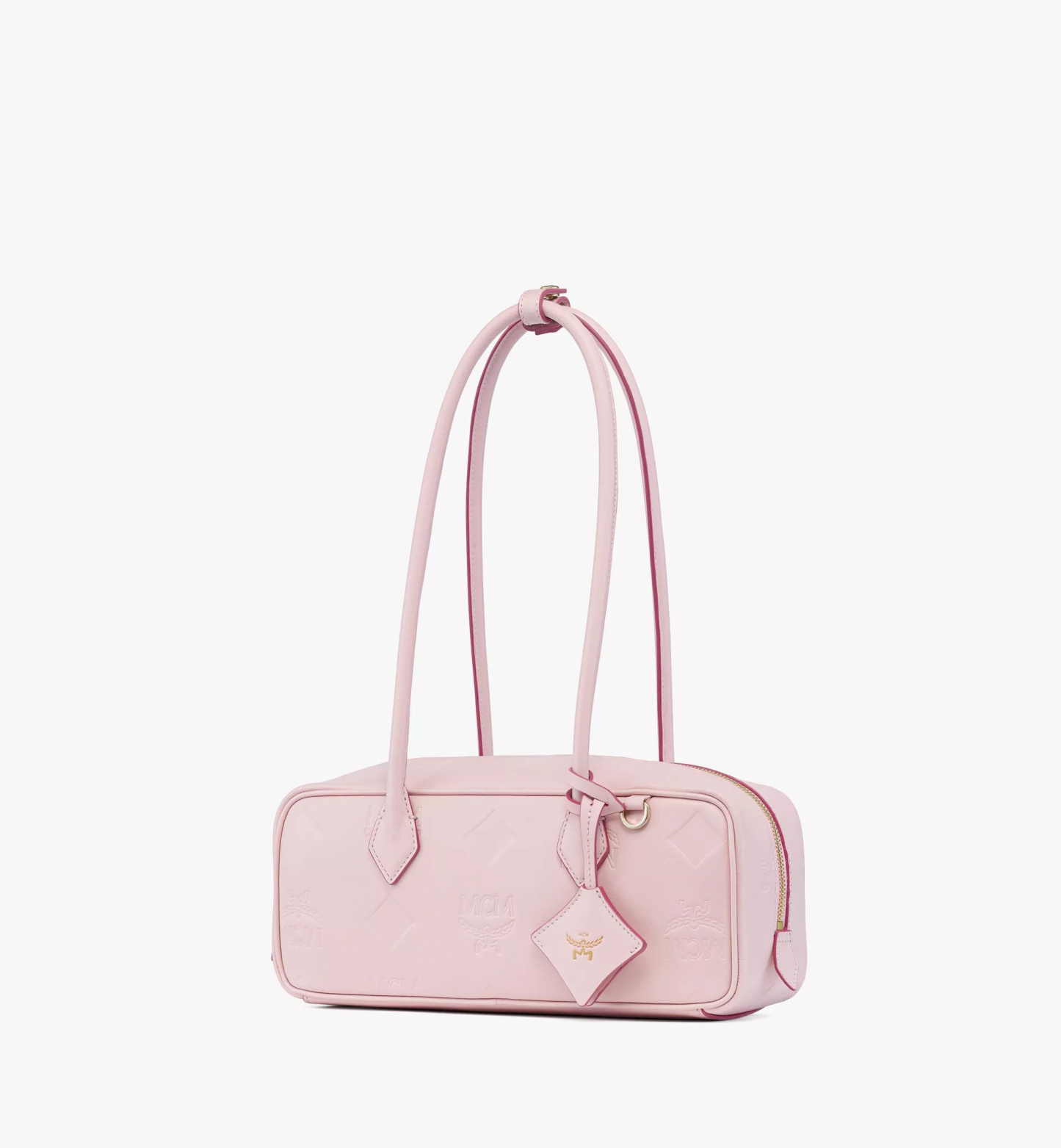 Aren East West Shoulder Bag in Maxi Monogram Leather（ Small）