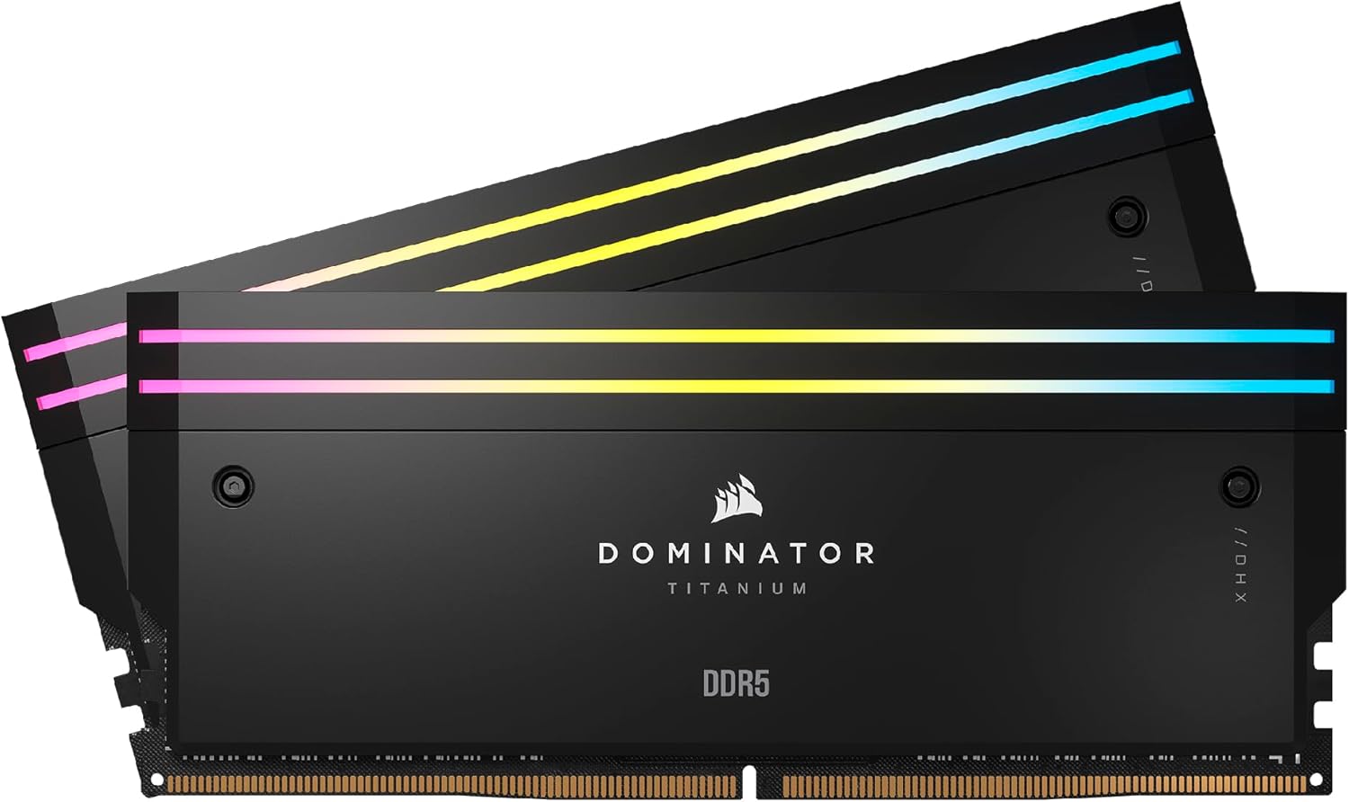 CORSAIR Dominator Titanium RGB DDR5 RAM 64GB (2x32GB) DDR5 6000MHz CL30 Intel XMP iCUE Compatible Computer Memory - White (CMP64GX5M2B6000C30W)