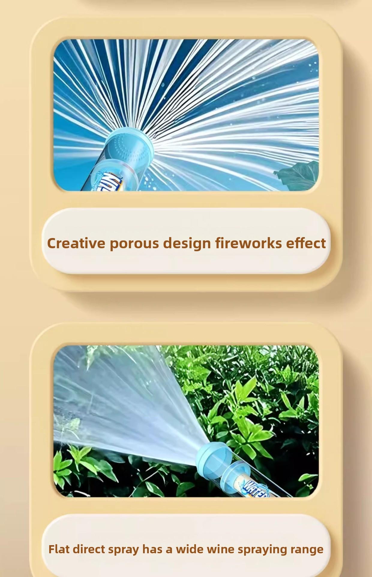 Creative Firework Water Gun, Pull-style Kids Outdoor Water Toy, Fun Photo Prop for Summer Beach Water Fight, Handheld Creative Firework Water Gun, Pull-style Kids Outdoor Water Toy, Fun Photo Prop for Summer Beach Water Fight, Handheld