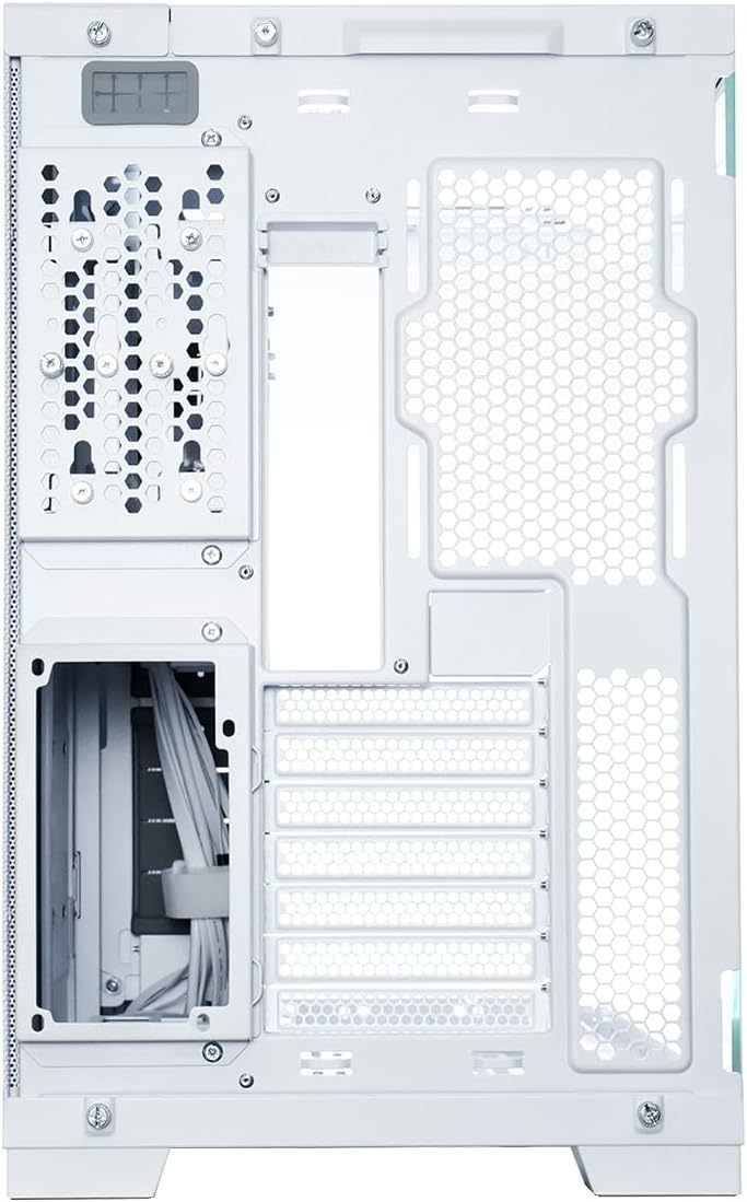 Lian Li Dynamic EVO XL - Up to 280mm E-ATX Motherboard - ARGB Lighting Strips - Up to 3X 420mm Radiator -Front and Side Tempered Glass Panels - Reversible Chassis- Cable Management (O11DEXL-W)