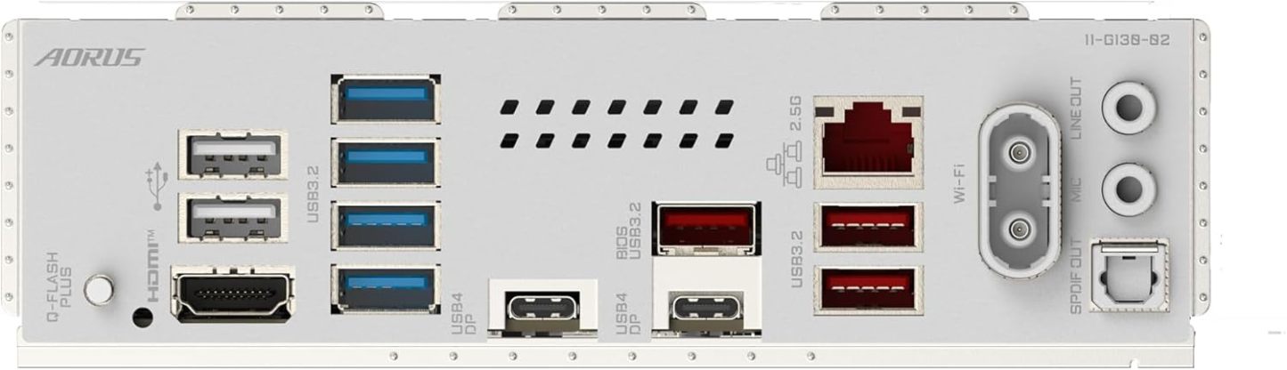 GIGABYTE X870E AORUS PRO ICE Motherboard - Supports AMD Ryzen 9000 CPUs, 16+2+2 Phases Digital VRM, up to 8000MHz DDR5 (OC), PCIe 5.0x3, Wi-Fi 7, 2.5GbE LAN, USB 4