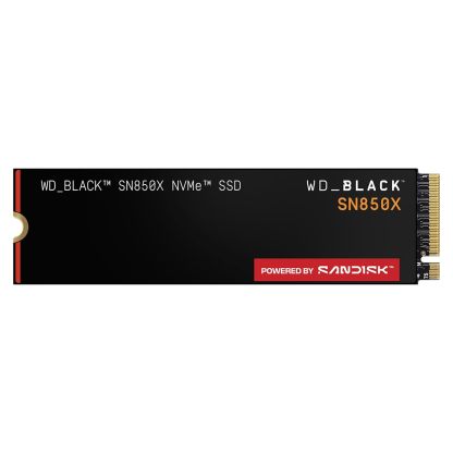 WD_BLACK SN850X 2TB NVMe SSD with Heatsink - M.2 2280, Up to 7,300 MB/s Read speeds, Up to 6,300 MB/s write speeds, Gaming Expansion, High Performance Internal Solid State Drive - WDS200T2XHE