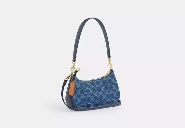 Teri Mini Crossbody Bag In Signature Denim