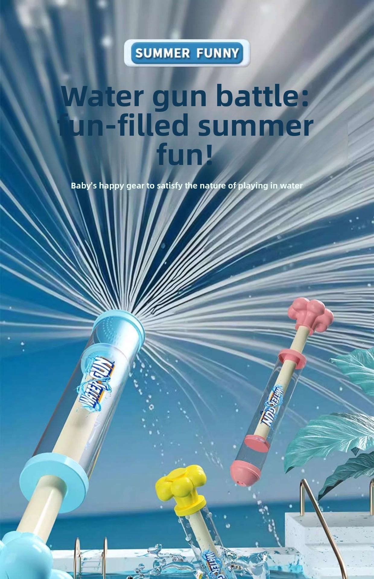Creative Firework Water Gun, Pull-style Kids Outdoor Water Toy, Fun Photo Prop for Summer Beach Water Fight, Handheld Creative Firework Water Gun, Pull-style Kids Outdoor Water Toy, Fun Photo Prop for Summer Beach Water Fight, Handheld