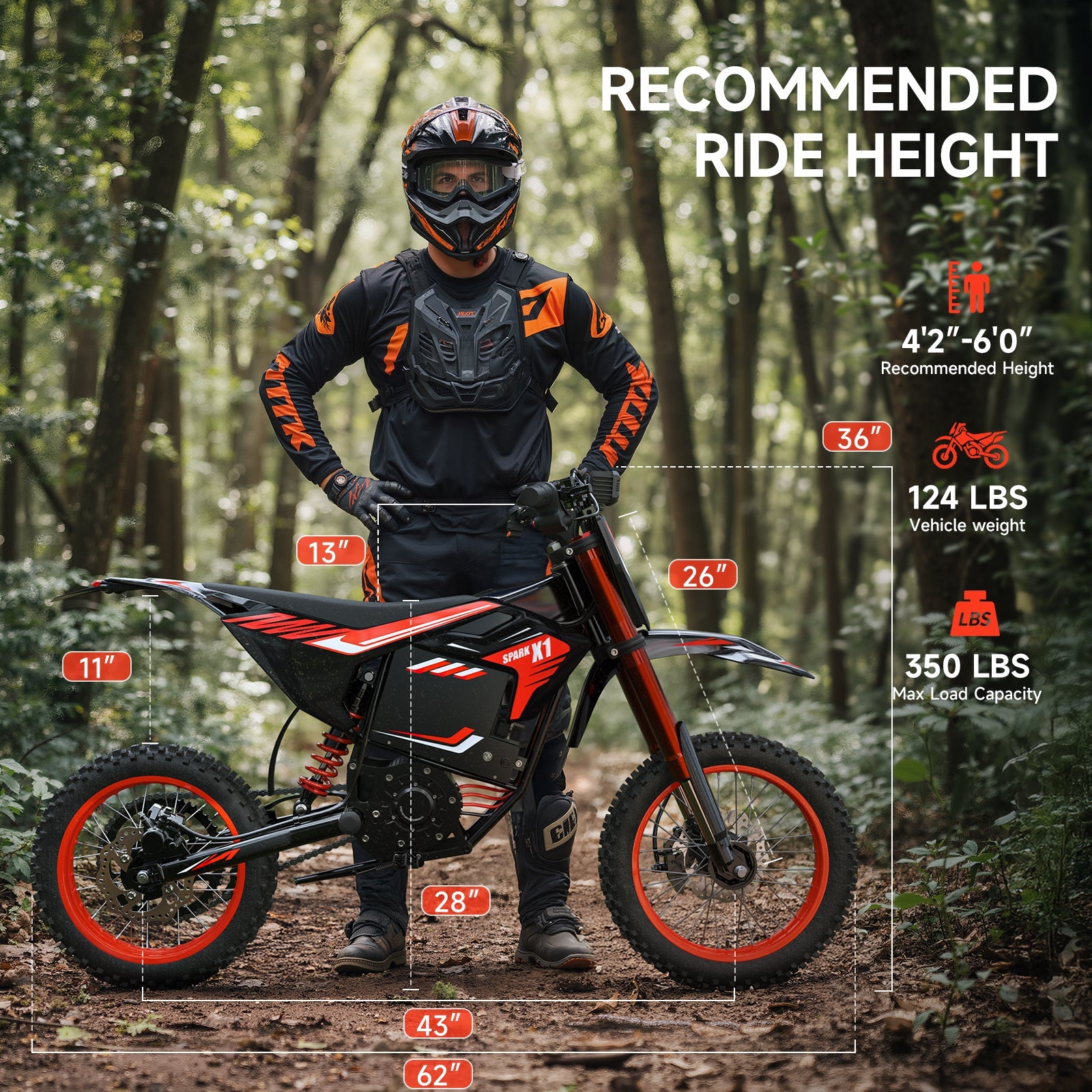 X1 Spark M Electric Mini Bike
