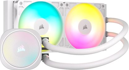 CORSAIR Nautilus 360 RS ARGB Liquid CPU Cooler – 360mm AIO – Low-Noise – Direct Motherboard Connection – Daisy-Chain – Intel LGA 1851/1700, AMD AM5/AM4 – 3X RS120 ARGB Fans Included – White