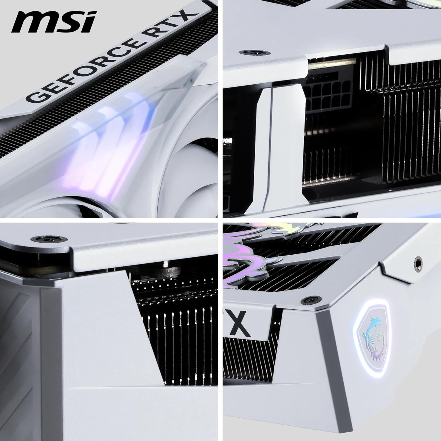 MSI GeForce RTX 5070 12G Gaming Trio OC White Graphics Board VD9067