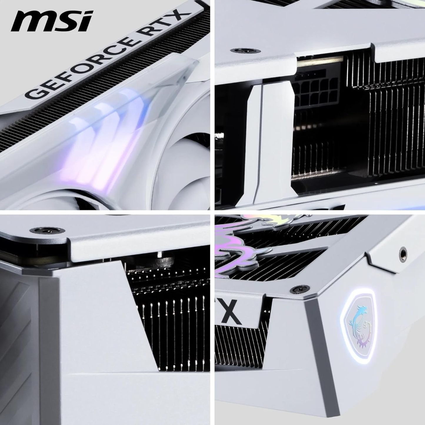 MSI GeForce RTX 5070 12G Gaming Trio OC White Graphics Board VD9067