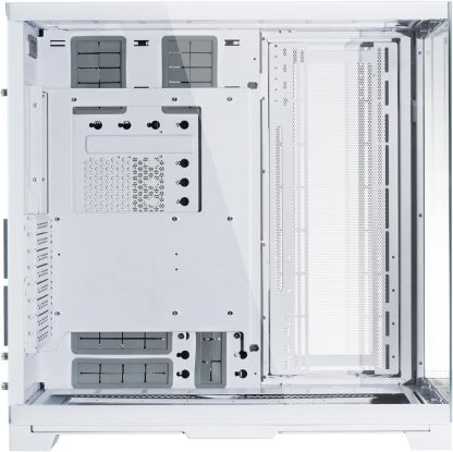 Lian Li Dynamic EVO XL - Up to 280mm E-ATX Motherboard - ARGB Lighting Strips - Up to 3X 420mm Radiator -Front and Side Tempered Glass Panels - Reversible Chassis- Cable Management (O11DEXL-W)
