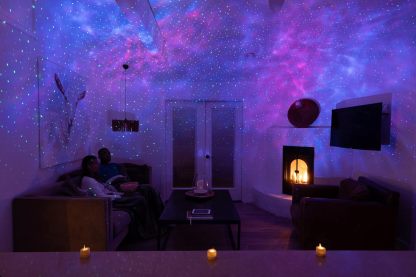 BlissLights Sky Lite Evolve - Star Projector, Galaxy Projector, LED Nebula Lighting, WiFi App, for Meditation, Relaxation, Gaming Room, Home Theater, and Bedroom Night Light Gift (Green Stars)