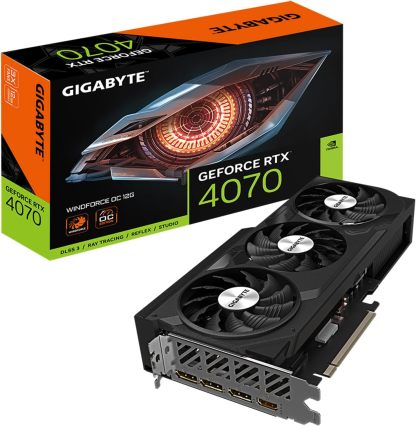 GIGABYTE GeForce RTX 5070 Gaming OC 12G Graphics Card, 12GB 192-bit GDDR7, PCIe 5.0, WINDFORCE Cooling System, GV-N5070GAMING OC-12GD Video Card