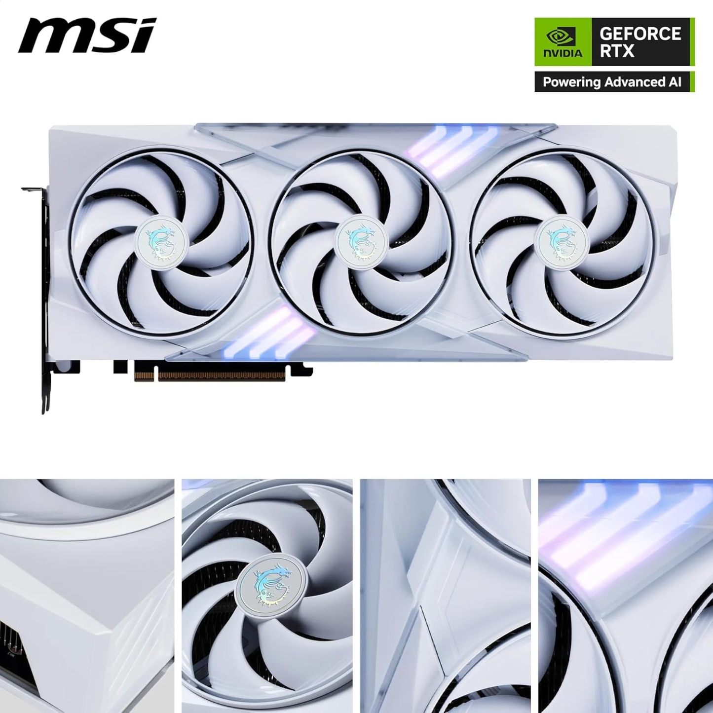 MSI GeForce RTX 5070 12G Gaming Trio OC White Graphics Board VD9067