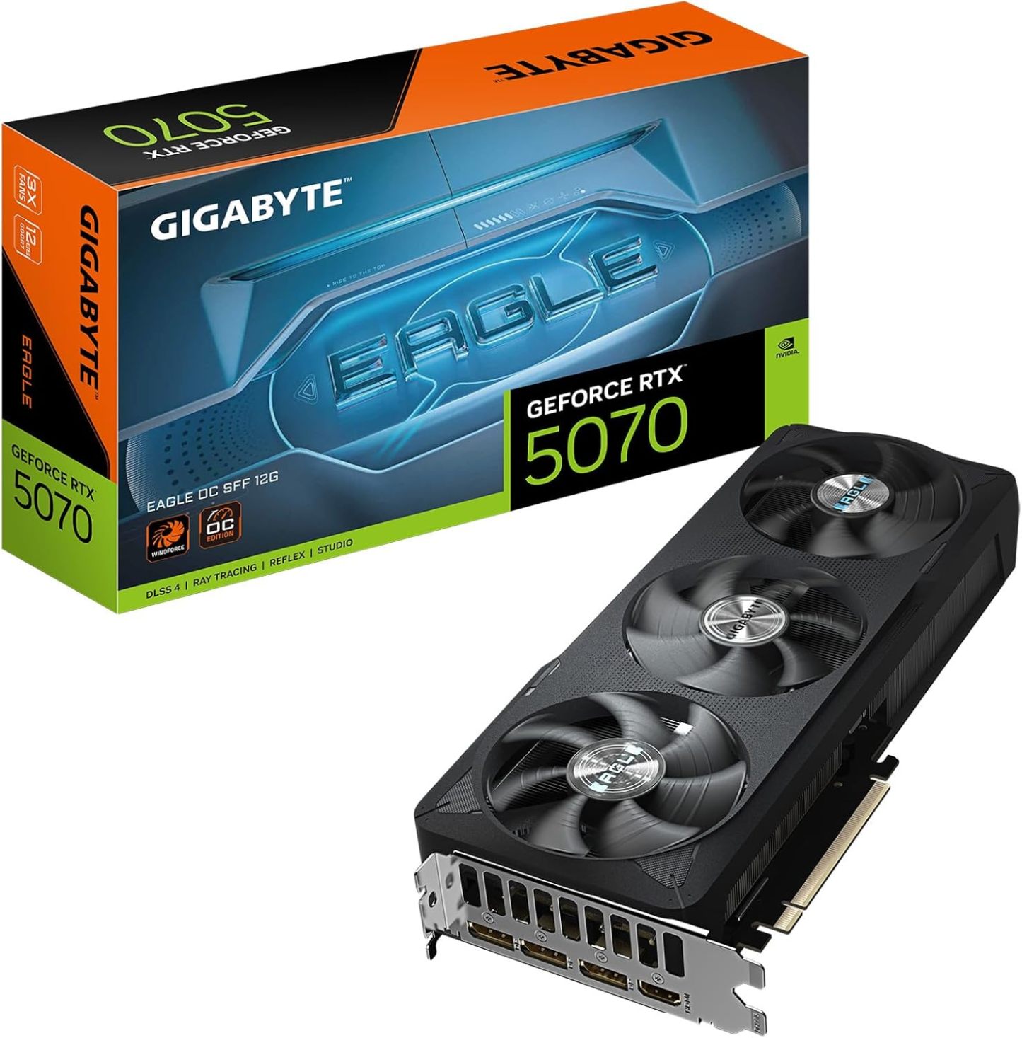 GIGABYTE GeForce RTX 5070 Gaming OC 12G Graphics Card, 12GB 192-bit GDDR7, PCIe 5.0, WINDFORCE Cooling System, GV-N5070GAMING OC-12GD Video Card