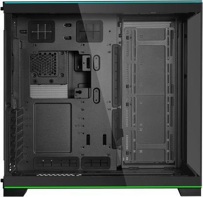 Lian Li Dynamic EVO XL - Up to 280mm E-ATX Motherboard - ARGB Lighting Strips - Up to 3X 420mm Radiator -Front and Side Tempered Glass Panels - Reversible Chassis- Cable Management (O11DEXL-W)