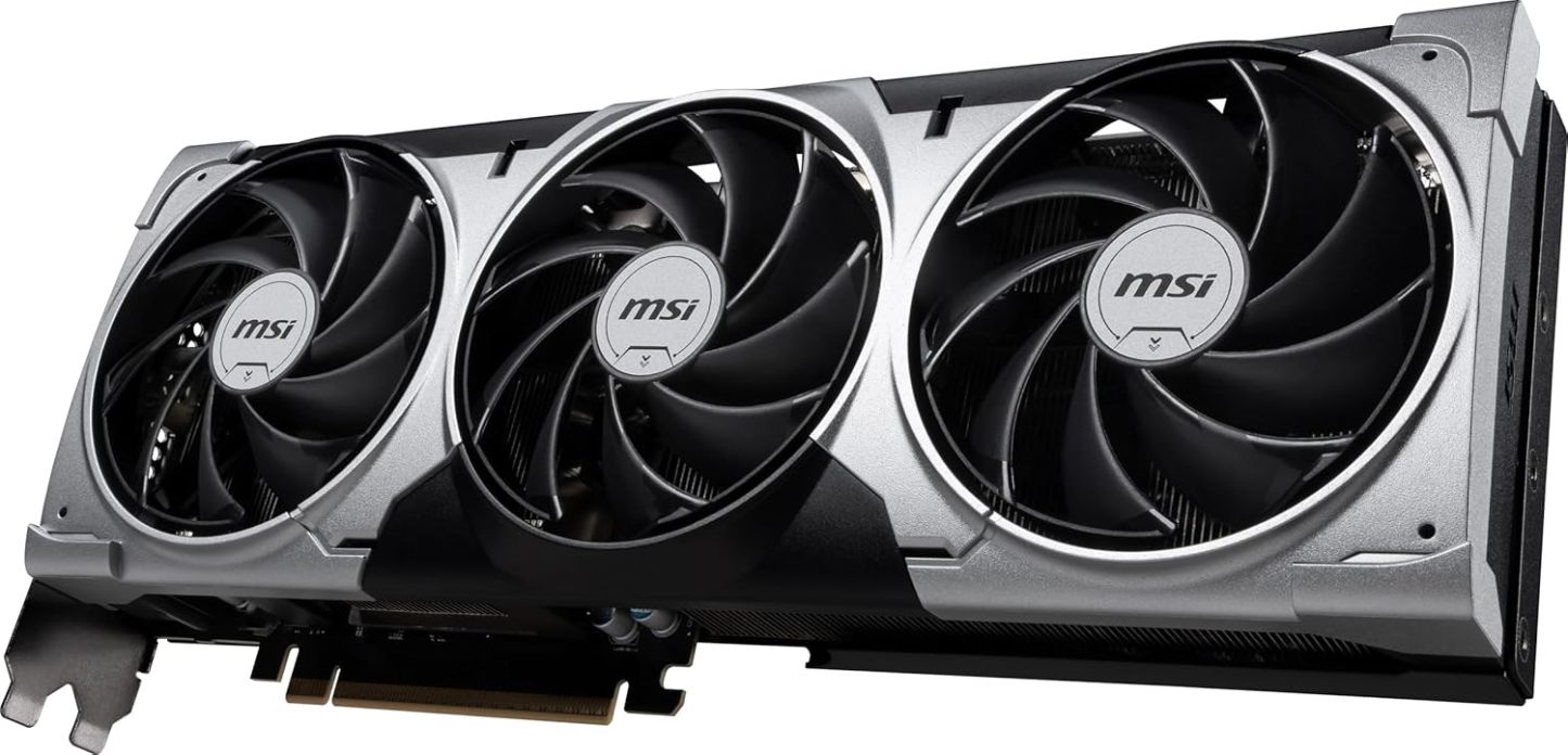 msi Gaming RTX 5070 12G Ventus 3X OC Graphics Card (12GB GDDR7, 192-bit, Extreme Performance: 2557 MHz, DisplayPort x3 2.1a, HDMI 2.1b, NVIDIA Blackwell Architecture)