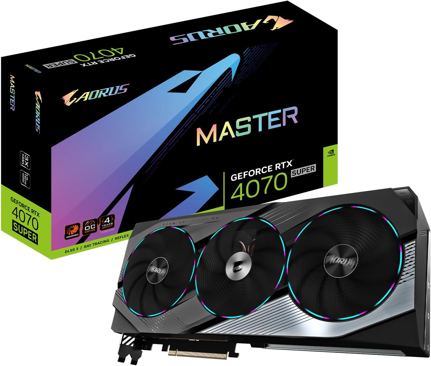 GIGABYTE GeForce RTX 5070 Gaming OC 12G Graphics Card, 12GB 192-bit GDDR7, PCIe 5.0, WINDFORCE Cooling System, GV-N5070GAMING OC-12GD Video Card