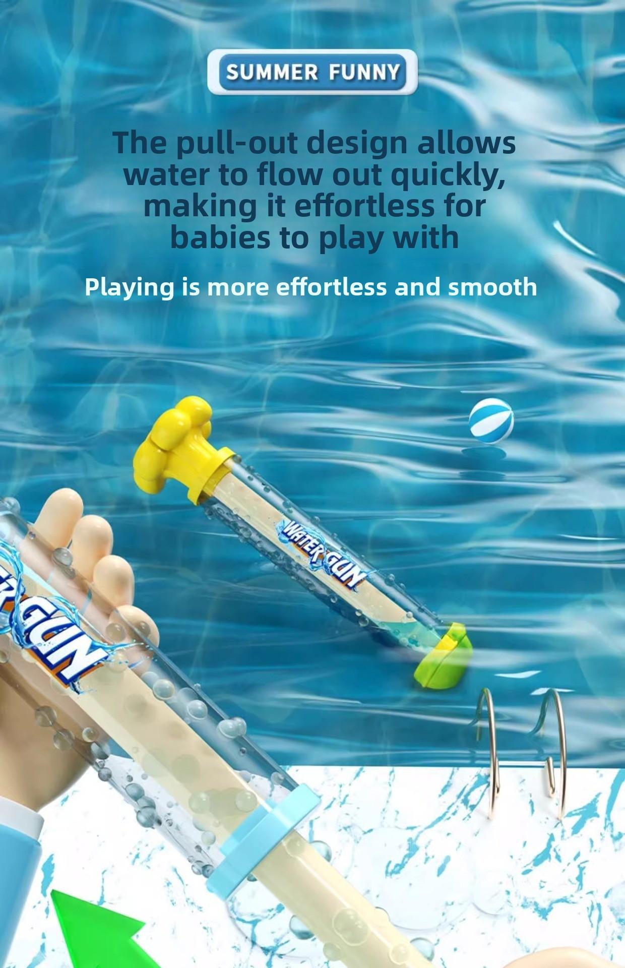 Creative Firework Water Gun, Pull-style Kids Outdoor Water Toy, Fun Photo Prop for Summer Beach Water Fight, Handheld Creative Firework Water Gun, Pull-style Kids Outdoor Water Toy, Fun Photo Prop for Summer Beach Water Fight, Handheld