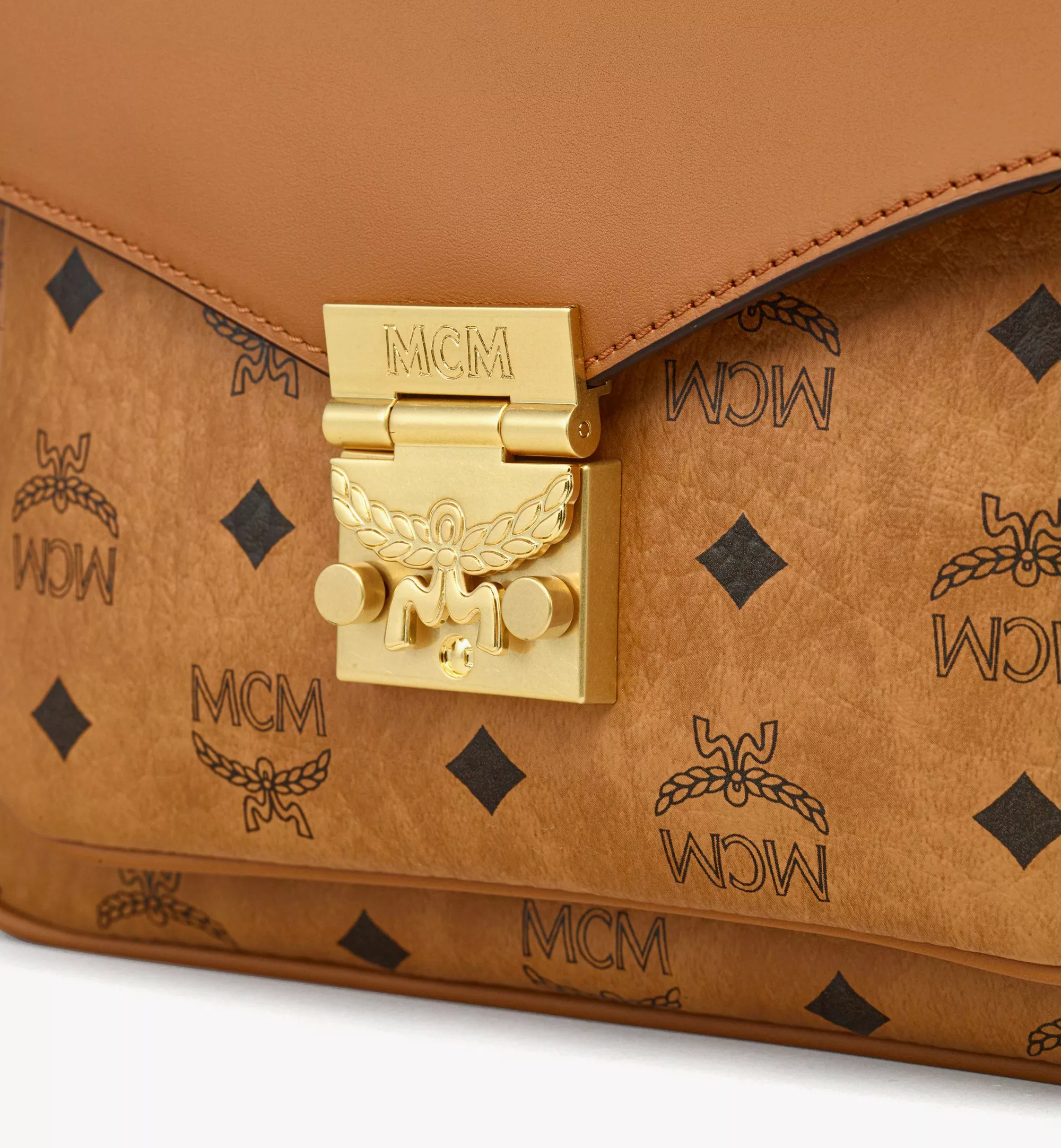 Tracy Satchel in Visetos Leather Mix（Small）