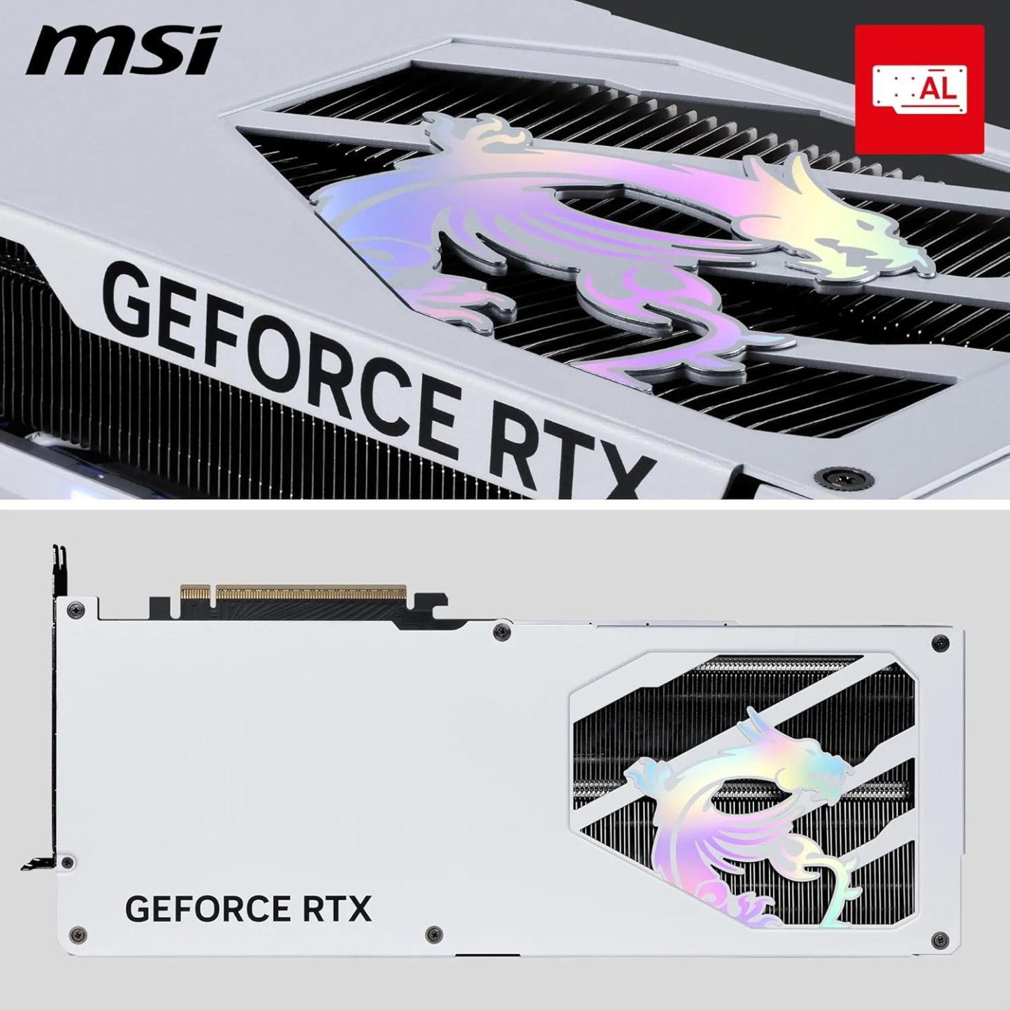 MSI GeForce RTX 5070 12G Gaming Trio OC White Graphics Board VD9067