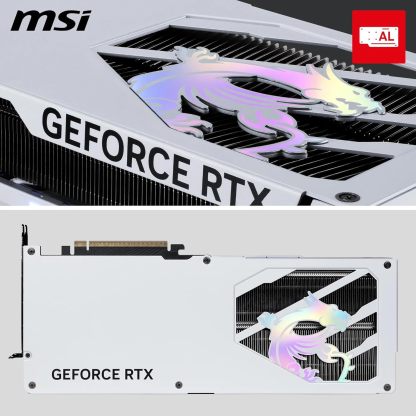 MSI GeForce RTX 5070 12G Gaming Trio OC White Graphics Board VD9067