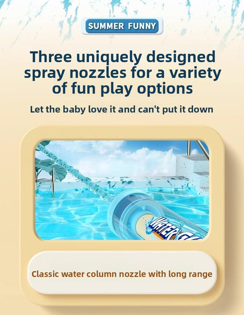 Creative Firework Water Gun, Pull-style Kids Outdoor Water Toy, Fun Photo Prop for Summer Beach Water Fight, Handheld Creative Firework Water Gun, Pull-style Kids Outdoor Water Toy, Fun Photo Prop for Summer Beach Water Fight, Handheld