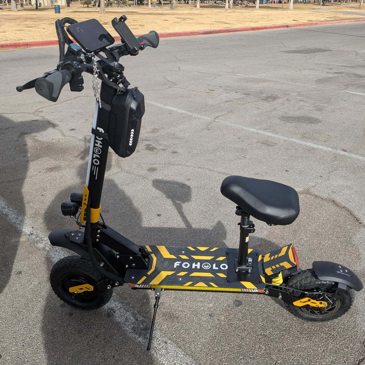 TopRiding FOHOLO F15 --- World’s Best Electric Scooter 47MPH Fast • 60V/5600W Dual Motors • Adjustable Handlebar • All-Terrain