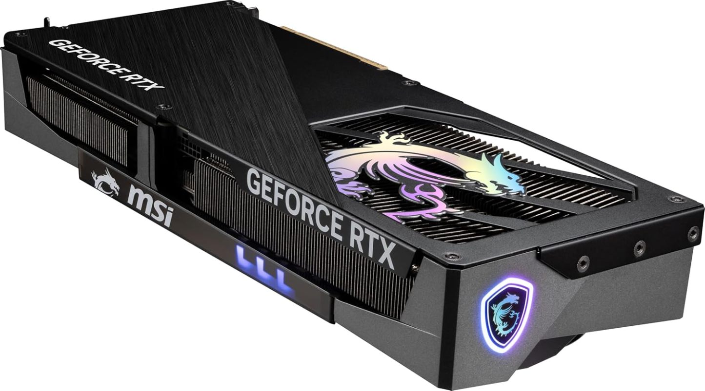 msi RTX 5070 12G Gaming Trio OC Graphics Card (12GB GDDR7, 192-bit, Extreme Performance: 2625 MHz, DisplayPort x3 2.1a, HDMI 2.1b, NVIDIA Blackwell Architecture)