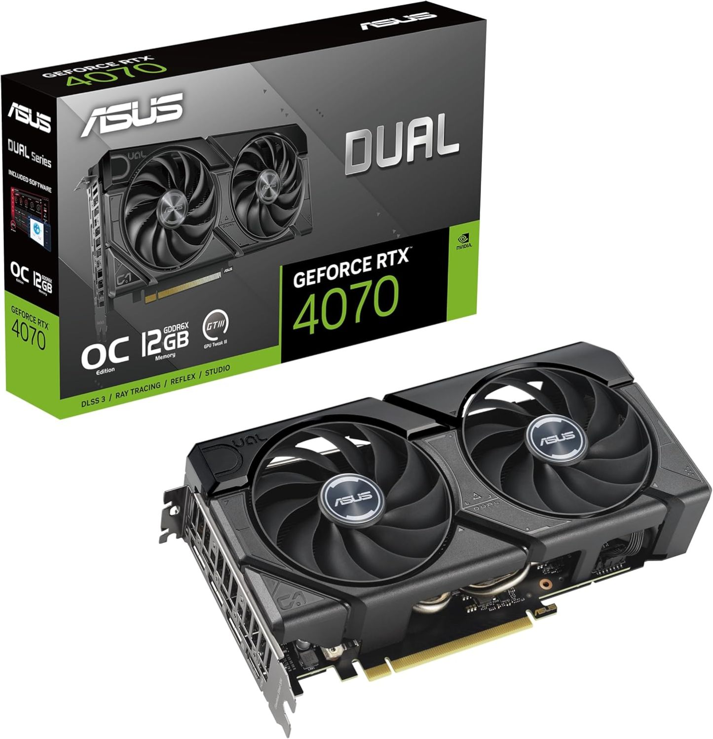 ASUS The SFF-Ready Prime GeForce RTX™ 5070 White OC Edition Graphics Card, NVIDIA (PCIe® 5.0, 12GB GDDR7, HDMI®/DP 2.1, 2.5-Slot, Axial-tech Fans, Dual BIOS)