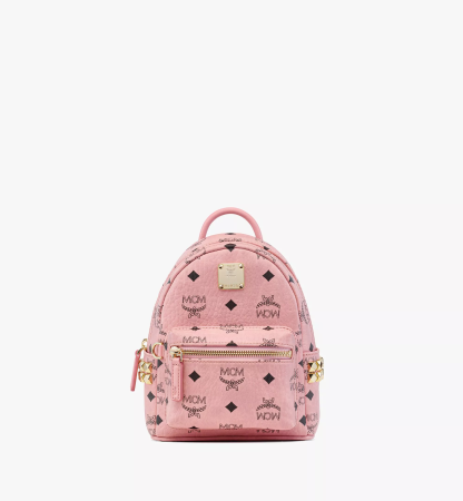 Stark Bebe Boo Side Studs Backpack in Visetos