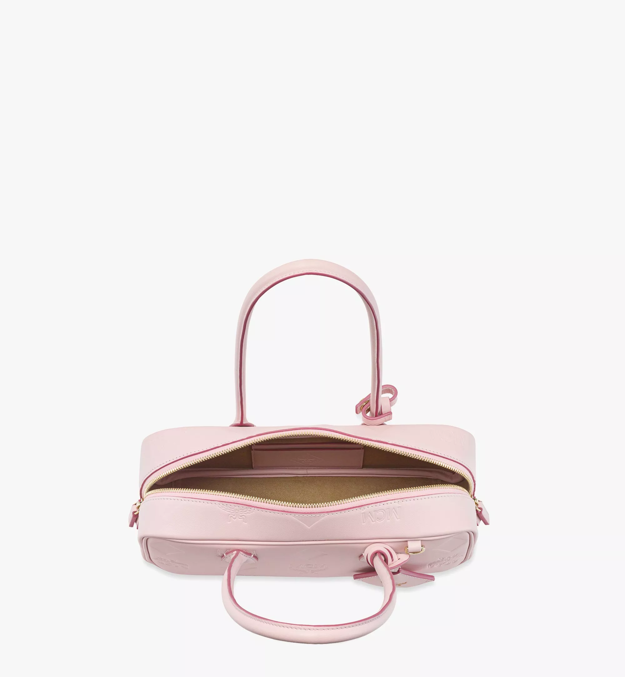 Aren East West Shoulder Bag in Maxi Monogram Leather（ Small）