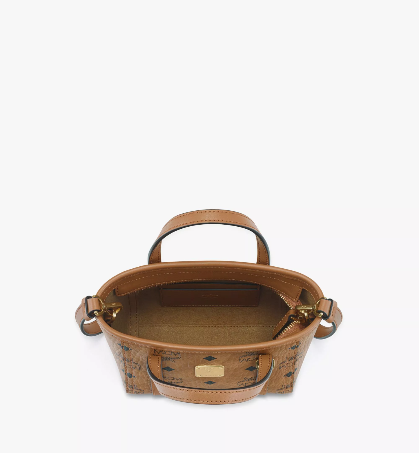 Toni Top-Zip Shopper in Visetos（X-Mini）