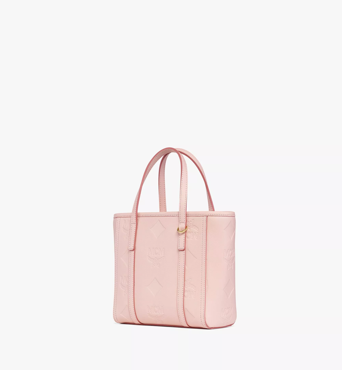Toni Top-Zip Shopper in Maxi Monogram Leather（Small）
