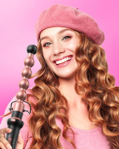 Wavytalk Multi Curl, 5 to 1 Ceramic Curling Wand, 1/2 a 11/2 pulgadas and cepillo
