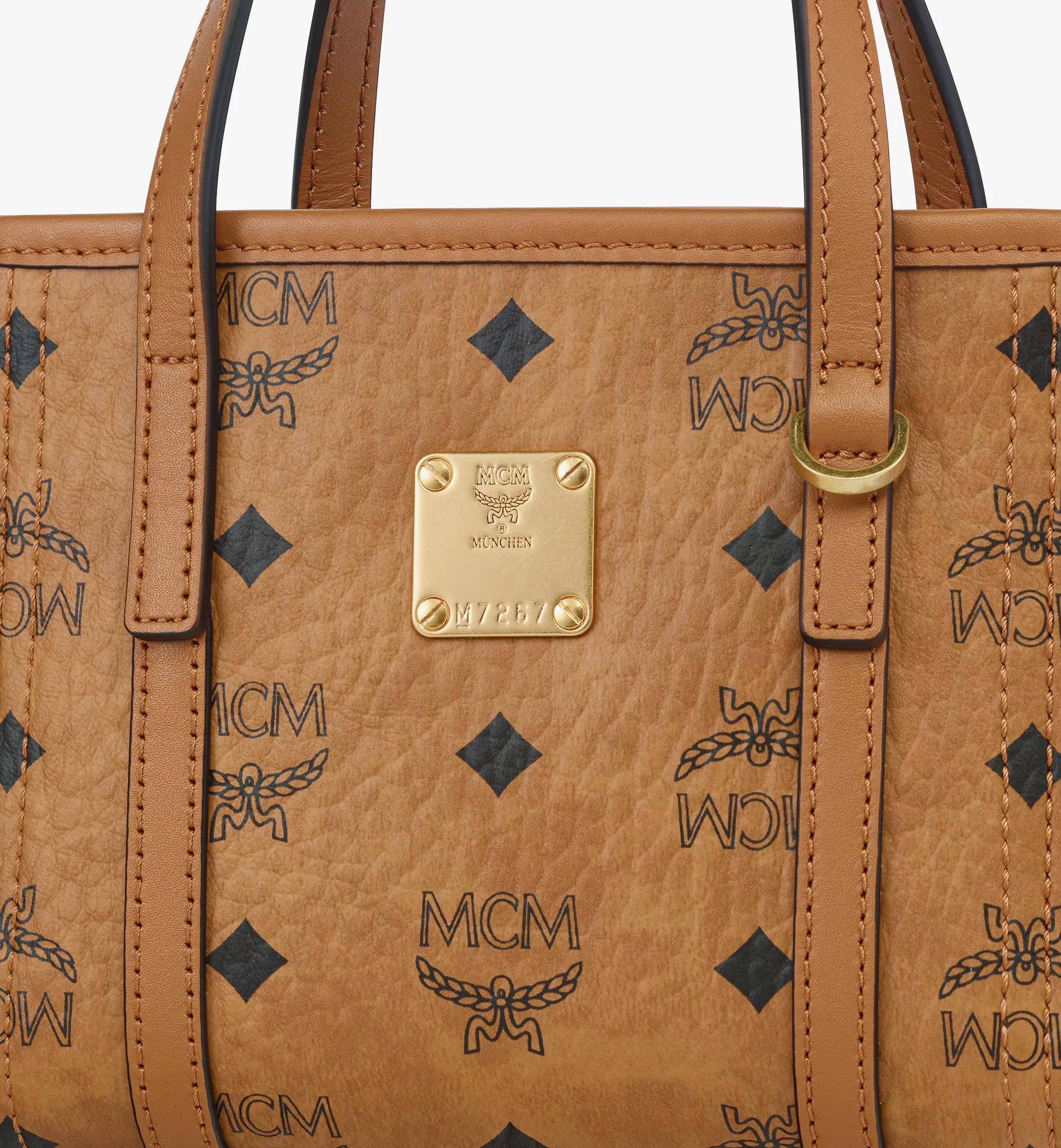 Toni Top-Zip Shopper in Visetos（X-Mini）