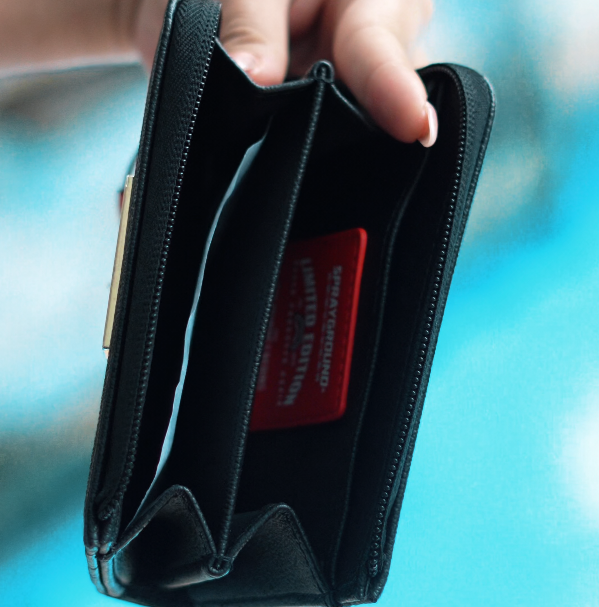 Gold Drip Wallet