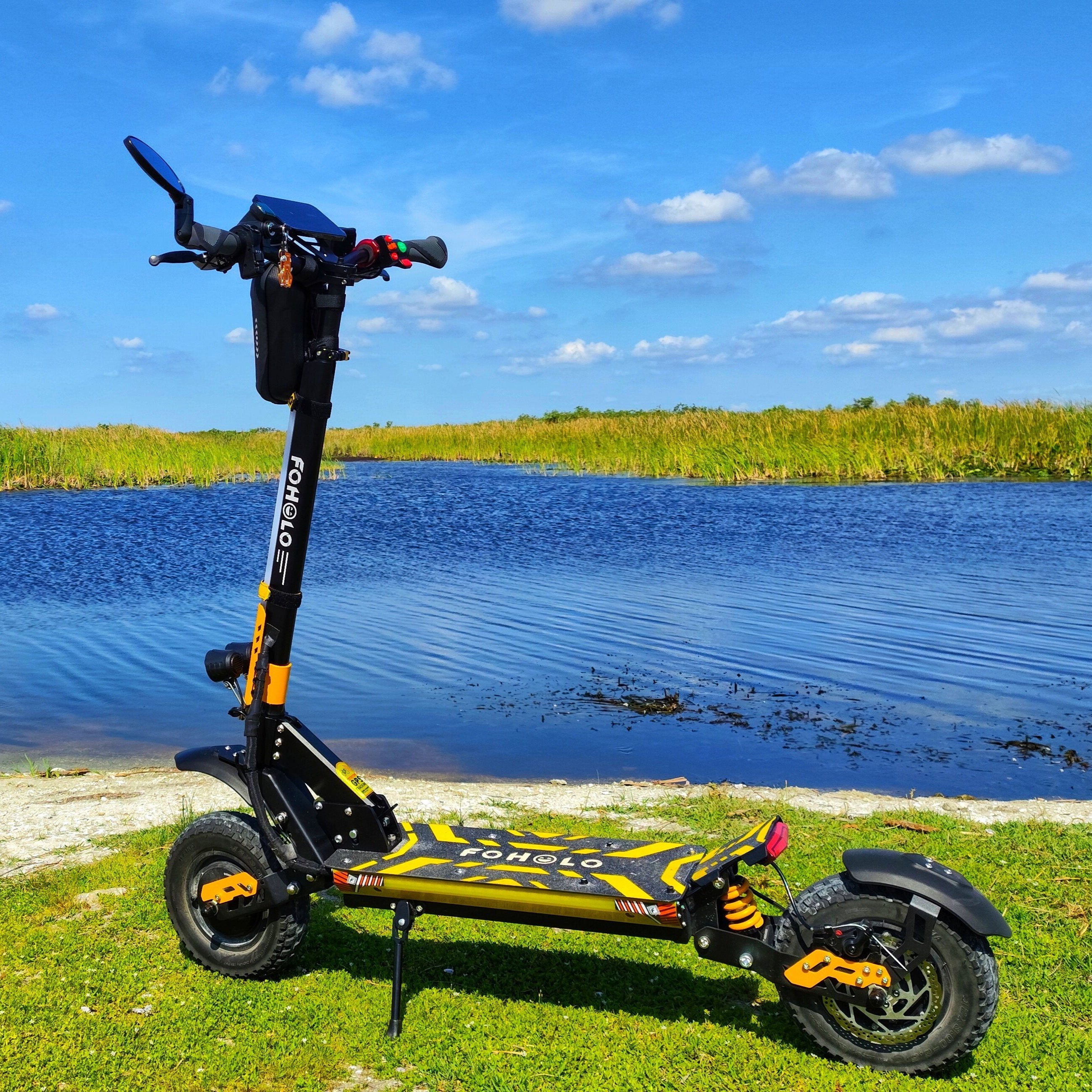 TopRiding FOHOLO F15 --- World’s Best Electric Scooter 47MPH Fast • 60V/5600W Dual Motors • Adjustable Handlebar • All-Terrain