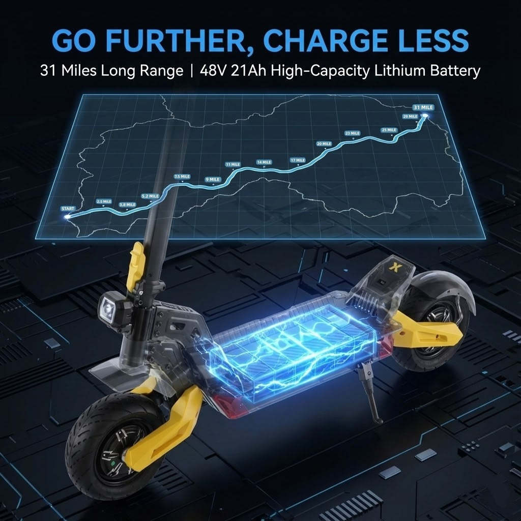 [Pre Order] TOOINS X2 3000W Dual Motor Urban Electric Scooter