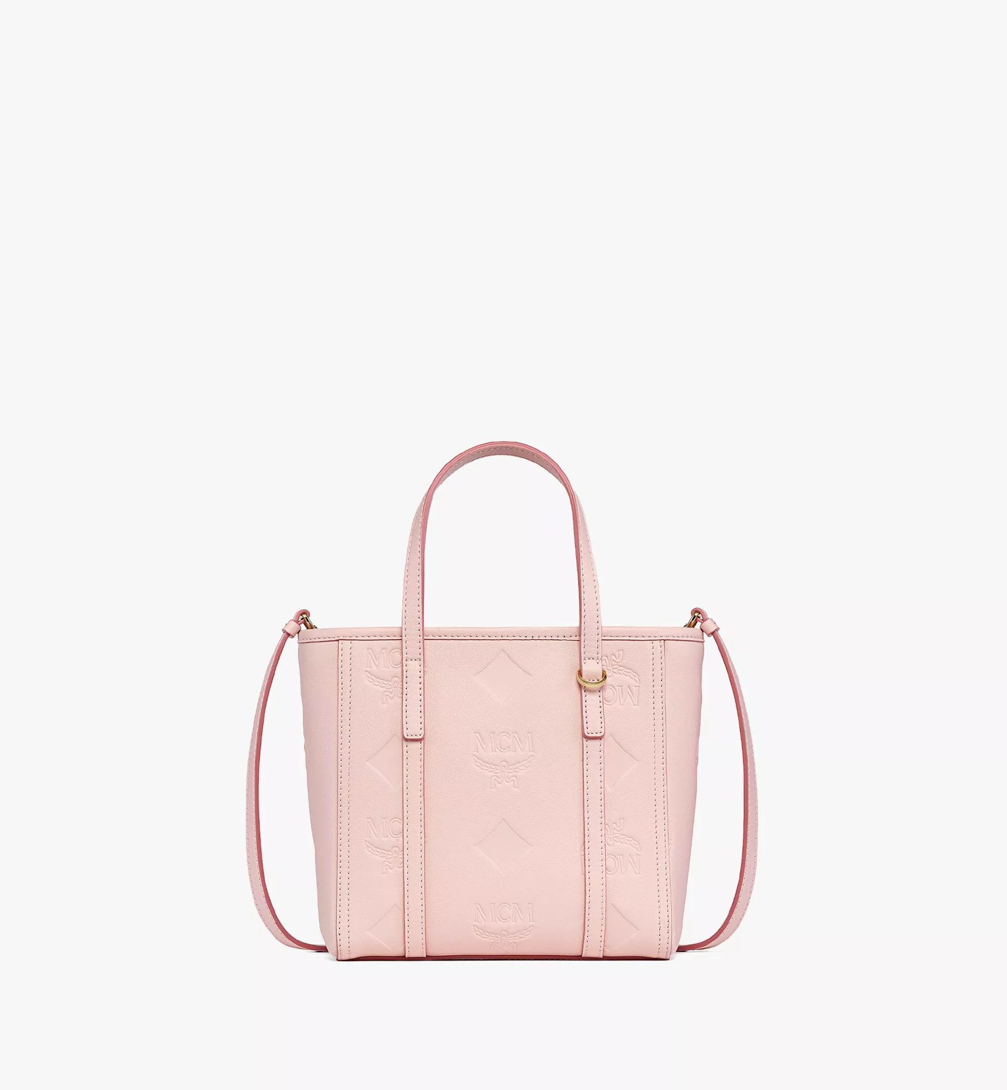 Toni Top-Zip Shopper in Maxi Monogram Leather（Small）