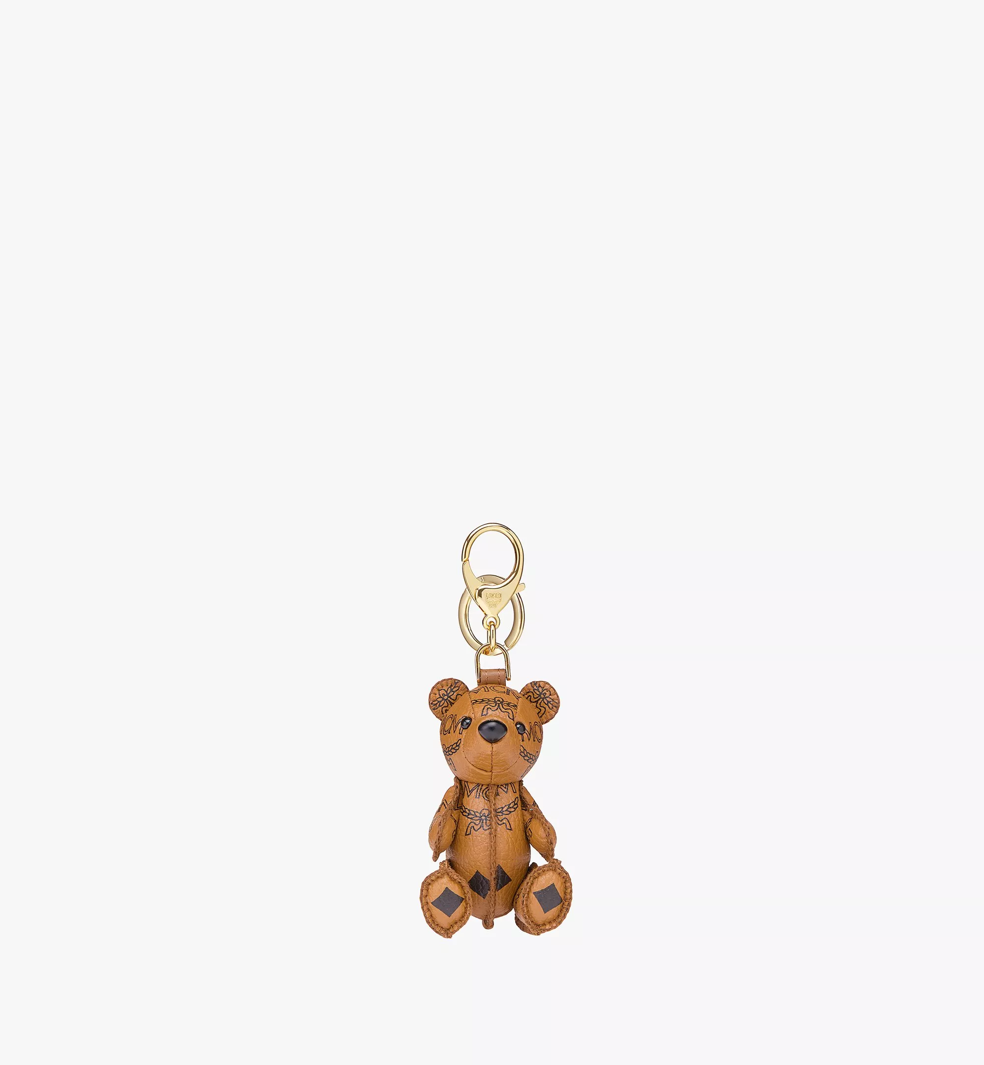MCM Park Bear Charm in Visetos
