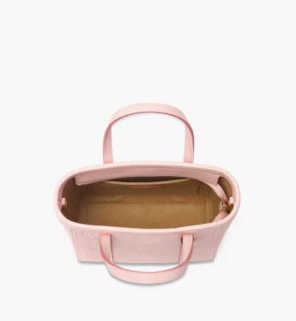 Toni Top-Zip Shopper in Maxi Monogram Leather（Small）