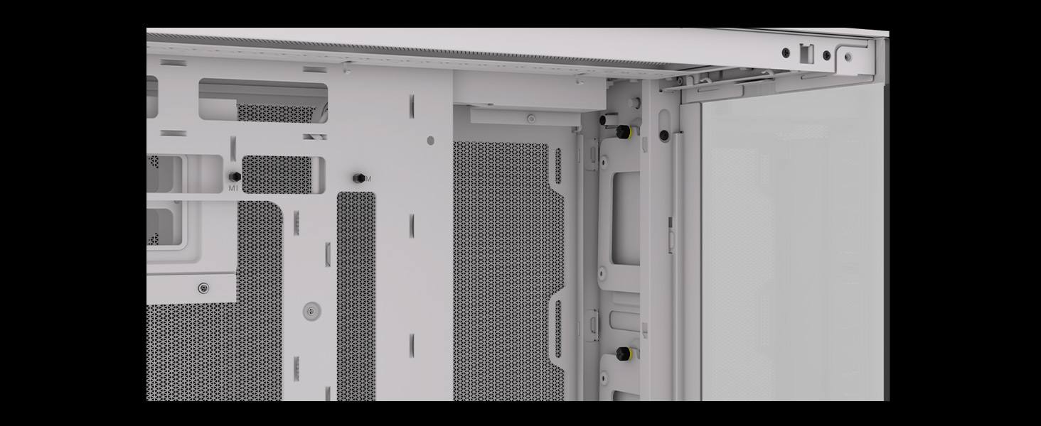 MICRO ATX, construcción de factor de forma pequeño, caja de PC de doble cámara