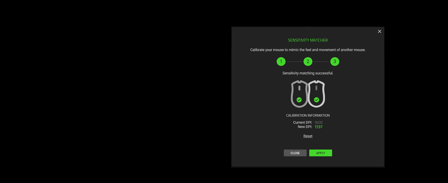 Sensitivity Matcher DPI