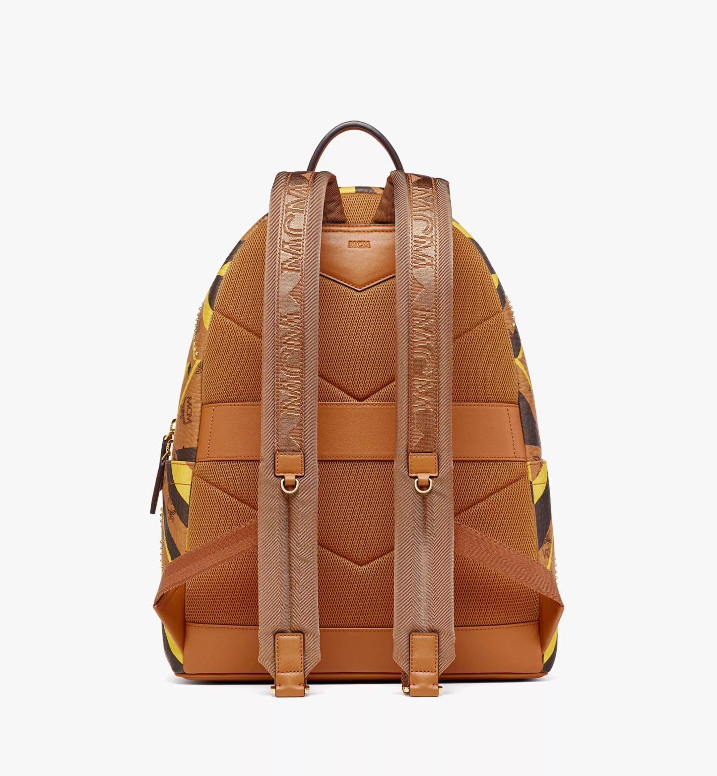 Studded Stark Backpack in Mega Herringbone Visetos（Medium）