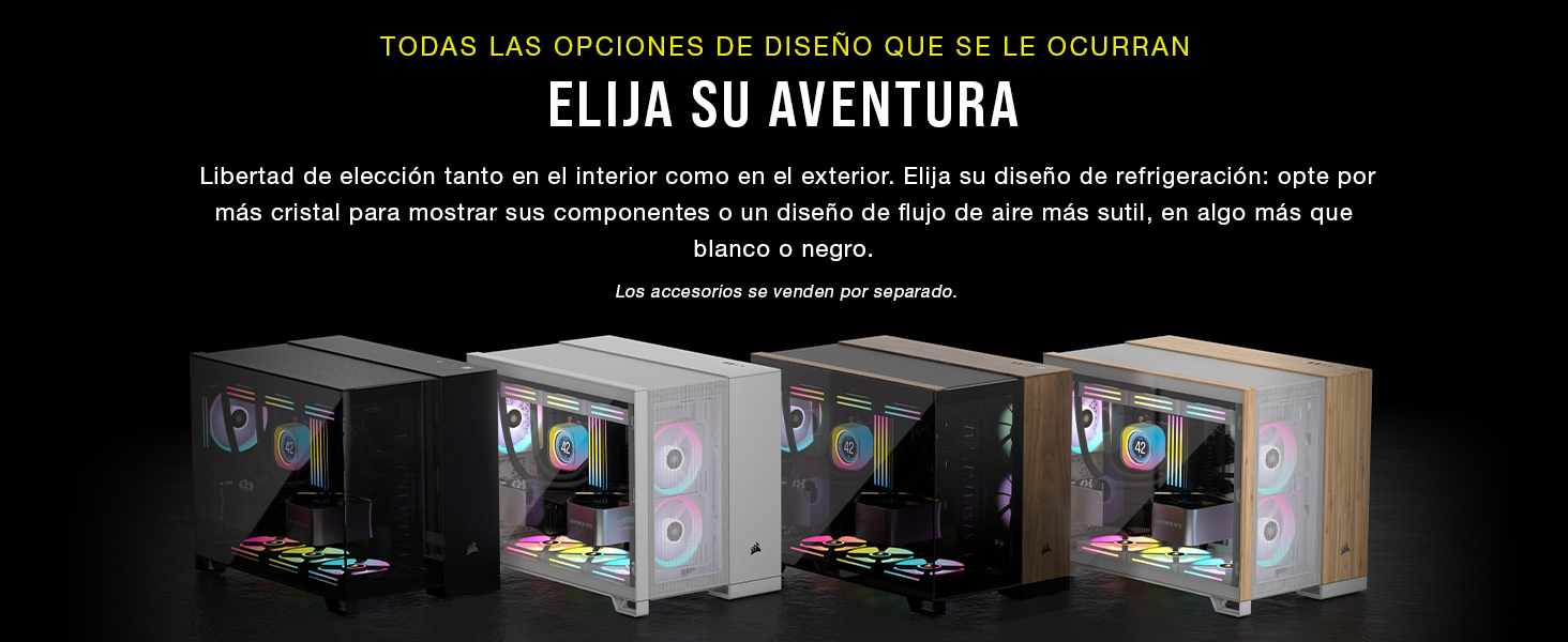 caja micro atx, caja de cristal, MICRO ATX, caja pc doble camara