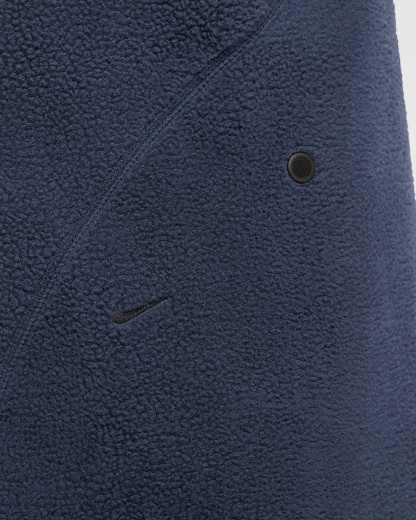 男子摇粒绒拼接直筒长裤