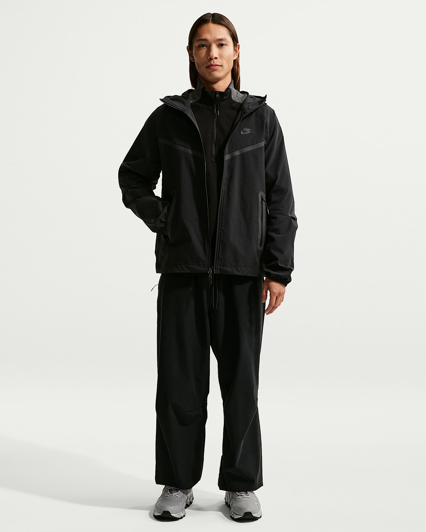 Men's Quick-Drying Woven Full-Zip Jacket