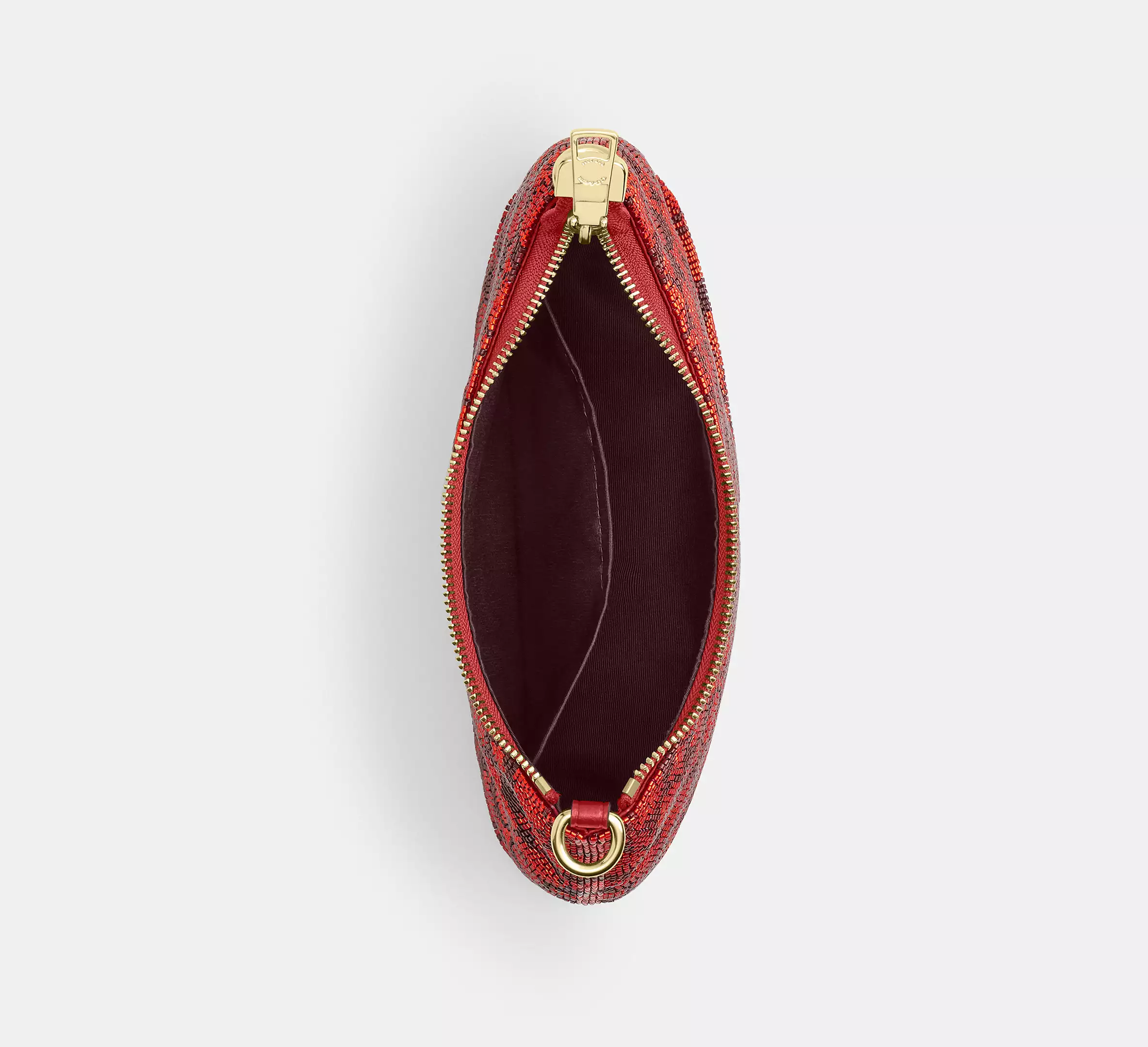 Teri Shoulder Bag In Signature Beaded Satin